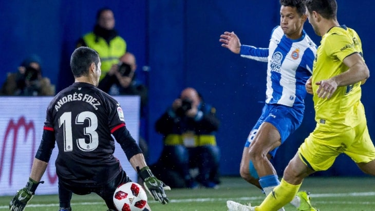 Опасный момент у ворот «Вильярреала»