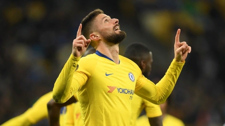 Жиру забил 3 гола в прошлом матче