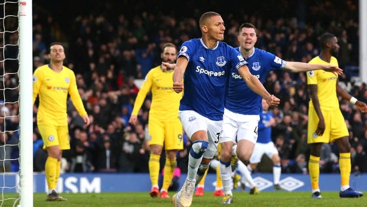 Ришарлисон в матче против «Челси»