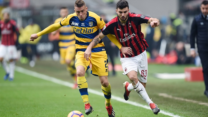 «Милан» на один балл опережает «Рому» и на два — «Аталанту»