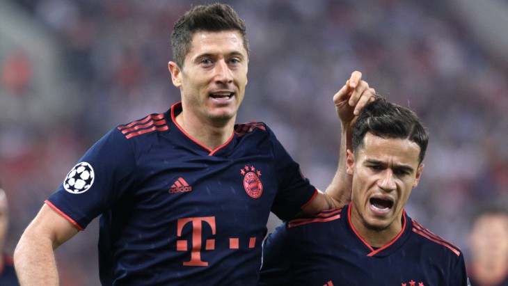 Роберт Левандовски и Фелипе Коутиньо