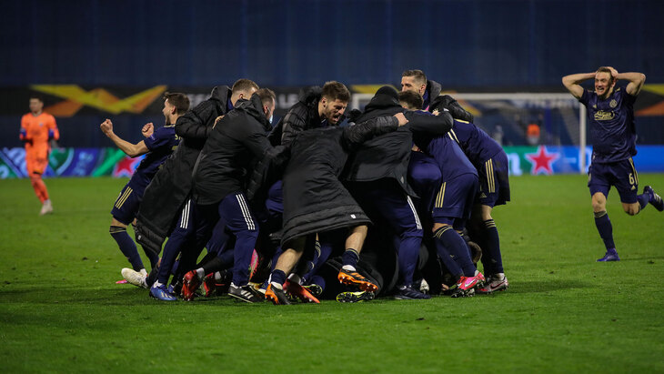 Загребское «Динамо» в 1/8 финала ЛЕ обыграло «Тоттенхэм»