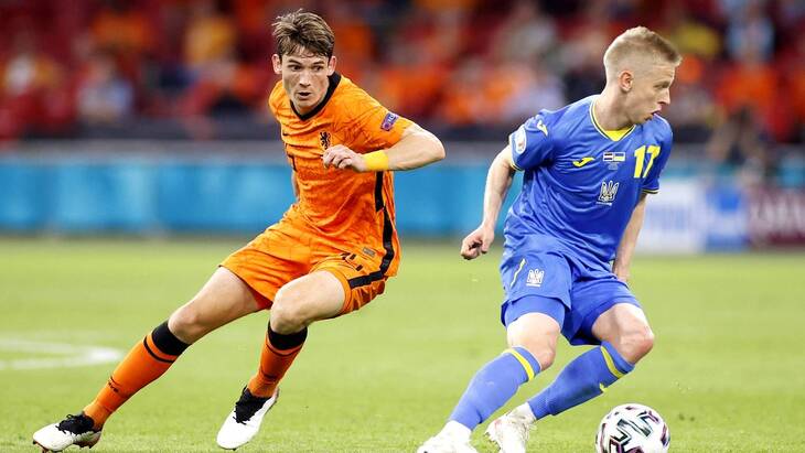 Украина в первом туре Евро забила два мяча в ворота Нидерландов