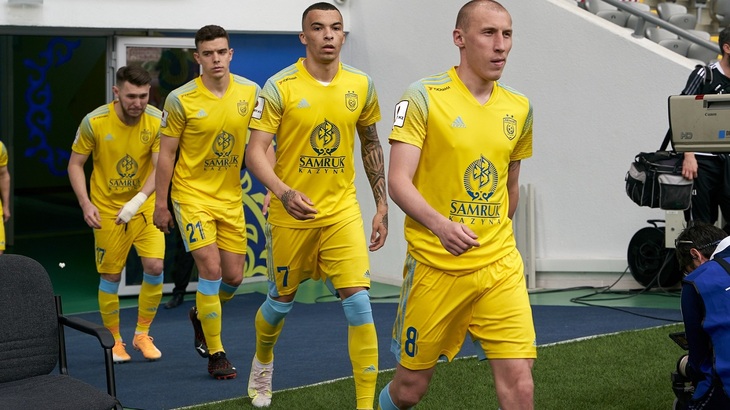 «Астана» идет на втором месте