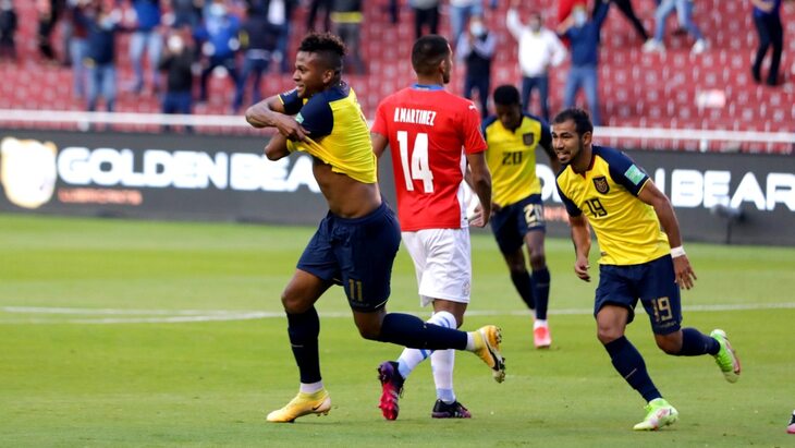 Эквадор выиграл три из четырех домашних матчей в отборе ЧМ-2022