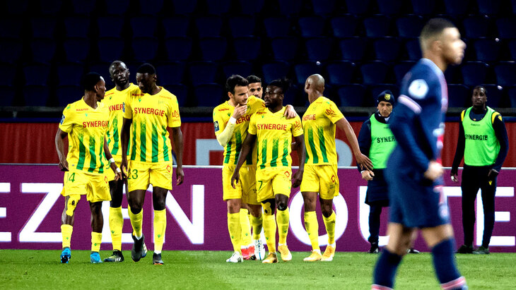 «Нант» потерпел лишь одно поражение в 11-ти предыдущих матчах на своем поле