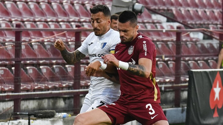 Фрагмент матча «Клуж» — «Интер Эскальдес». Квалификация Лиги конференций