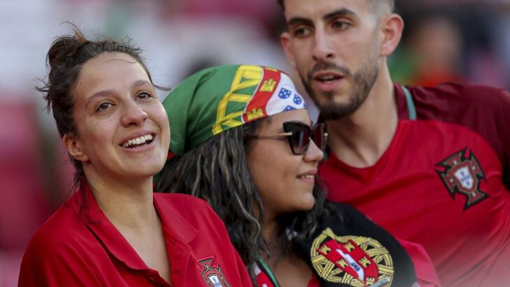 Болельщики сборной Португалии