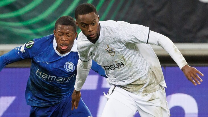 Фрагмент матча «Гент» — «Карабах»