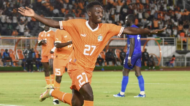 Игрок сборной Кот-д'Ивуара