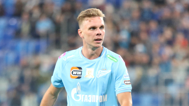 Максим Глушенков — нападающий «Зенита»