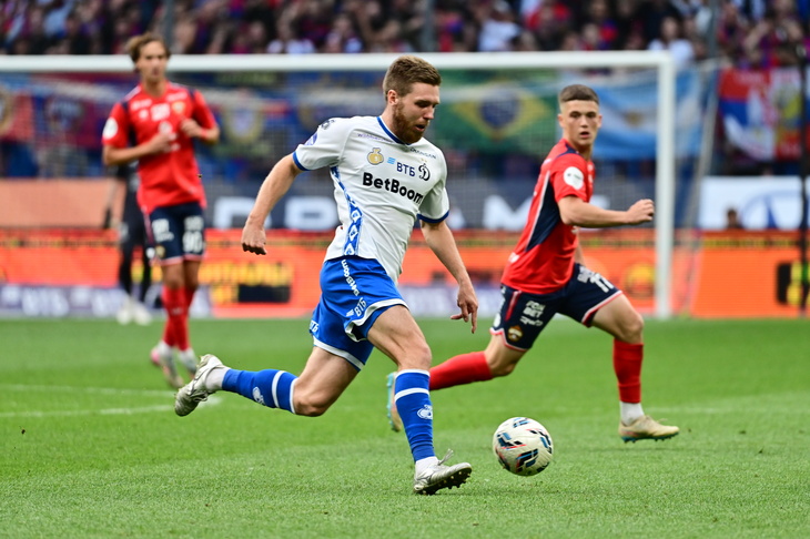 Нападающий московского «Динамо» Иван Сергеев