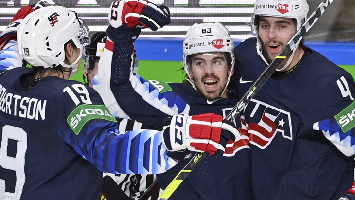 США в матче со Словакией