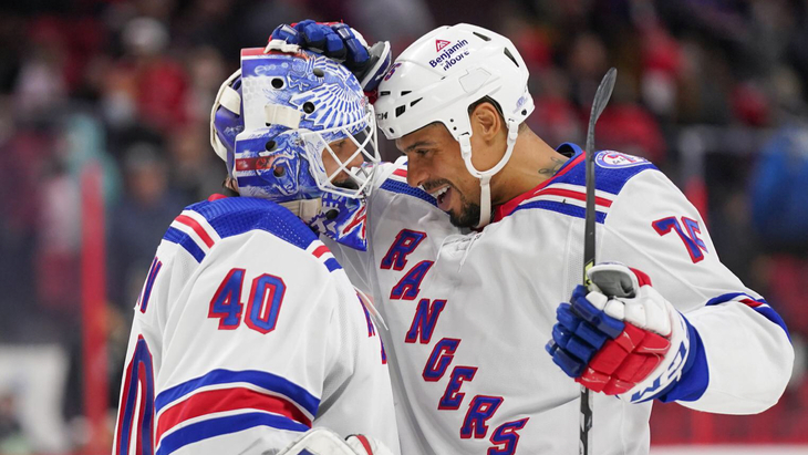 «Рейнджерс» в игре с «Каролиной»