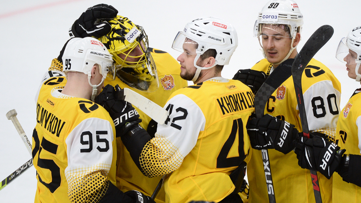 «Северсталь» в матче с «Торпедо»