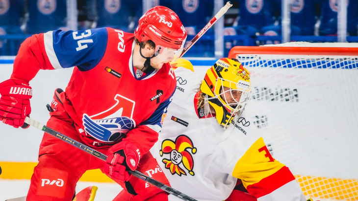 Матч между «Йокеритом» и «Локомотивом» в Ярославле