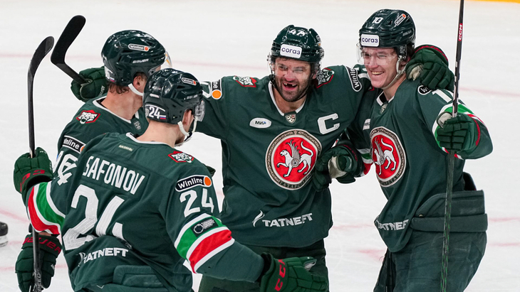 «Ак Барс» в матче с «Барысом»