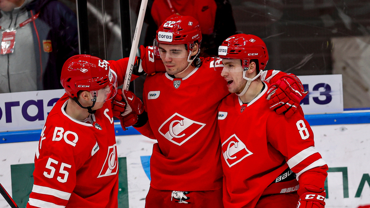 «Спартак» в игре с «Динамо» Минск