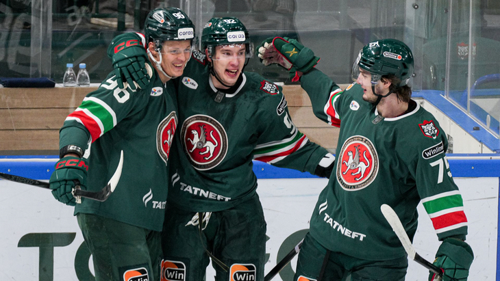 «Ак Барс» в матче с «Северсталью»