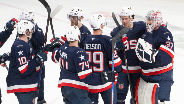 США в победном матче с Финляндией