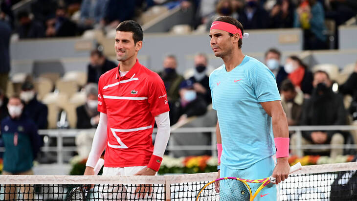 Новак Джокович и Рафаэль Надаль