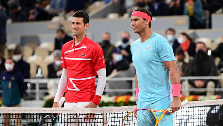 Новак Джокович и Рафаэль Надаль