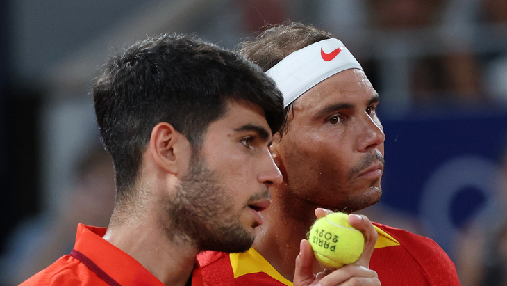 Карлос Алькарас и Рафаэль Надаль